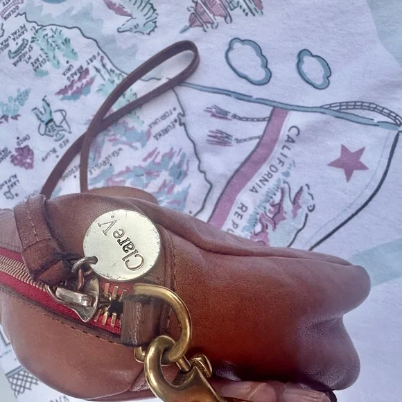 Clare V. MIDI SAC natural with stripes + strap - Picture 9 of 11